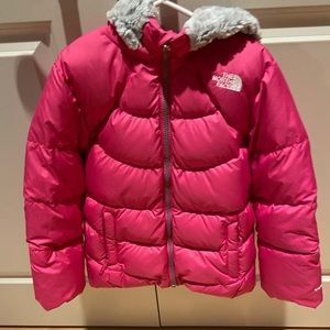 The NorthFace Polar 550 fill down parka - pink, size 6T